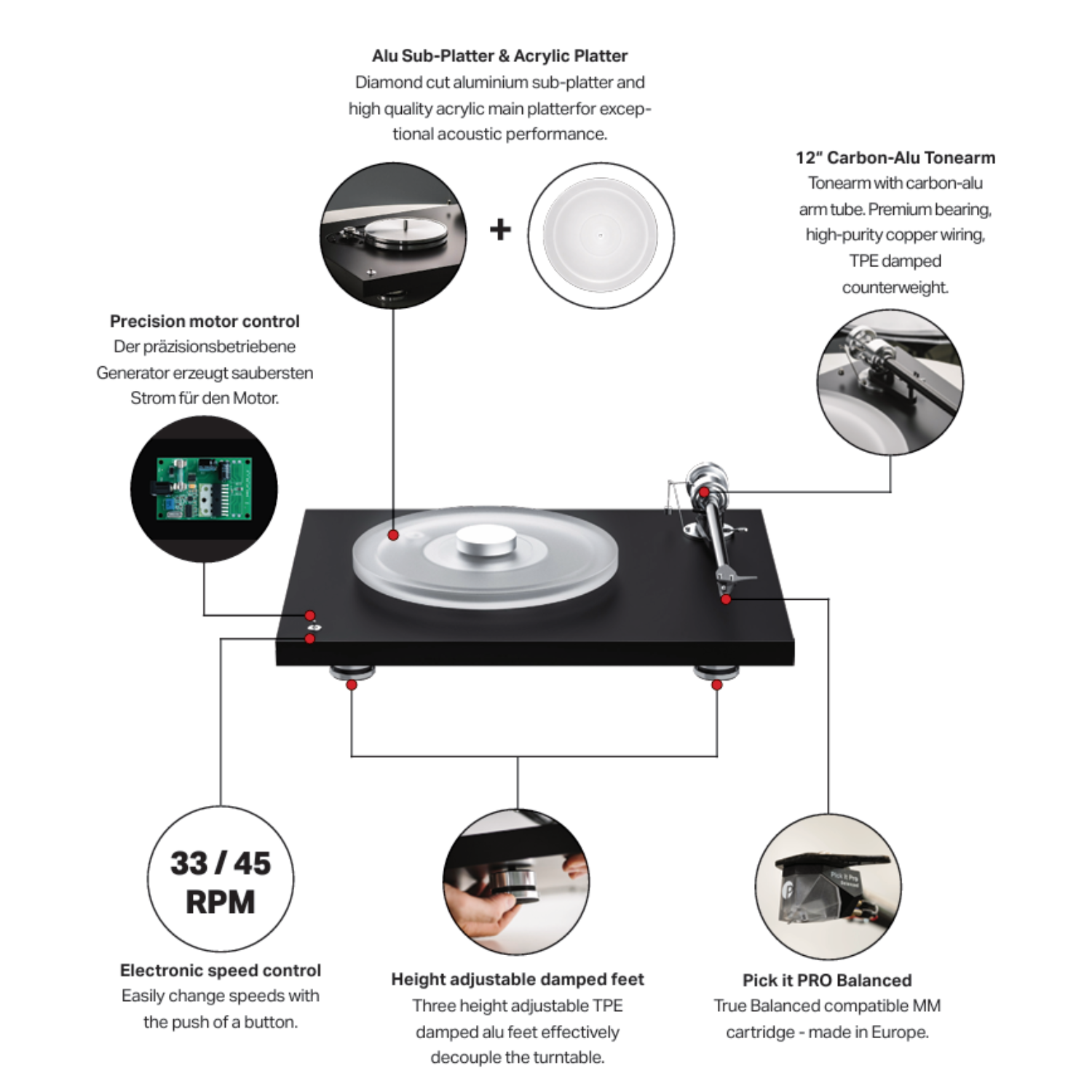Pro-Ject Debut Reference 12 Turntable