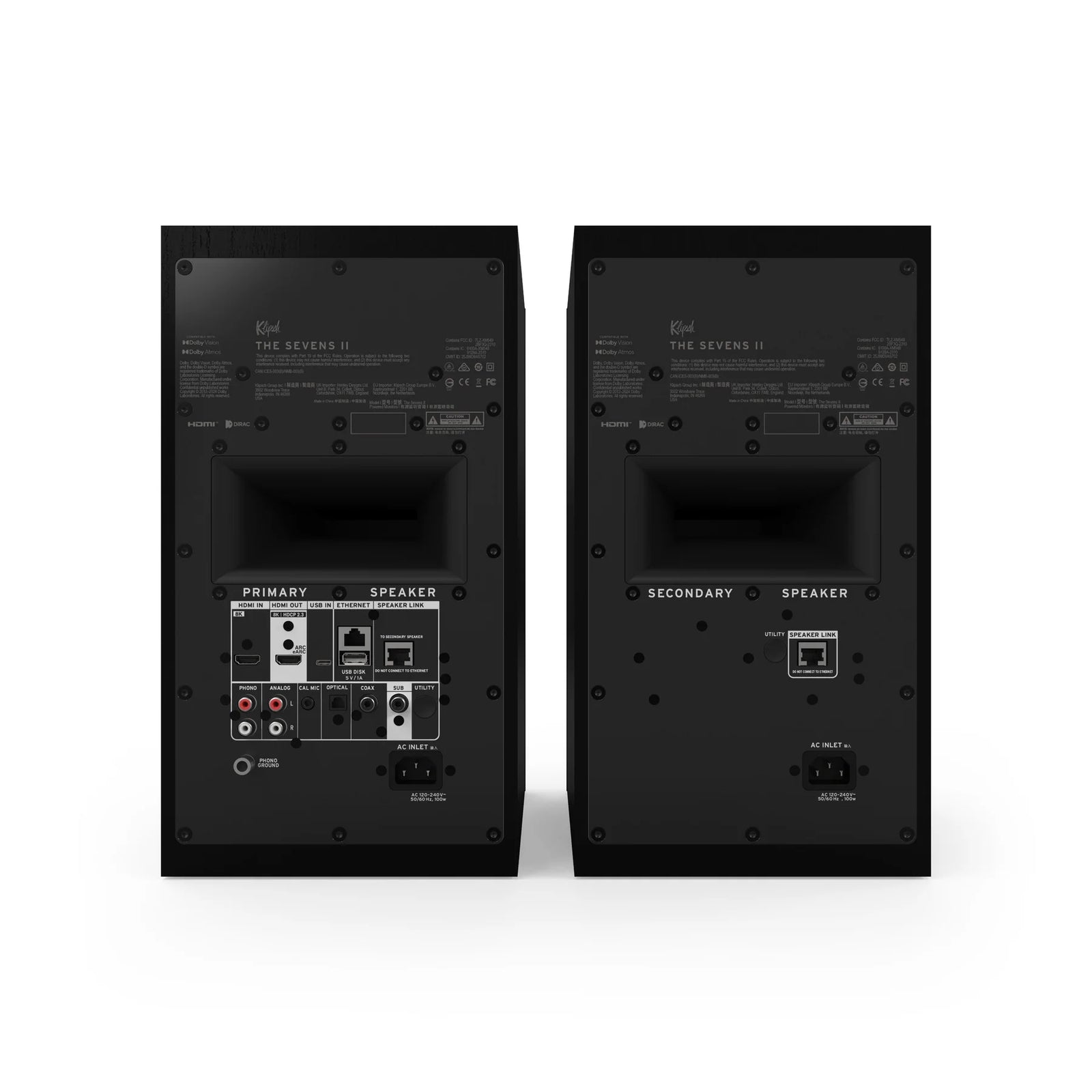 Klipsch The Sevens II Powered Speakers (Pair)