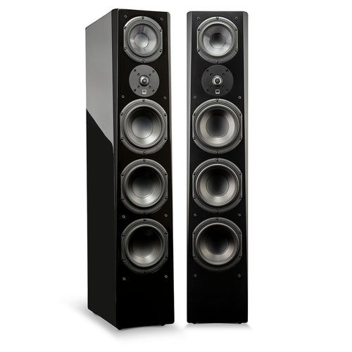 Audiophile refinement with breathtaking bass, clarity, and dynamics, the Prime Pinnacle speaker hits the ultimate sweet spot for immersive music and home theater. A triple ported cabinet design, custom drivers, and SoundMatch 3-Way Crossover highlight the tower speaker design, rendering pristine full-range output.
