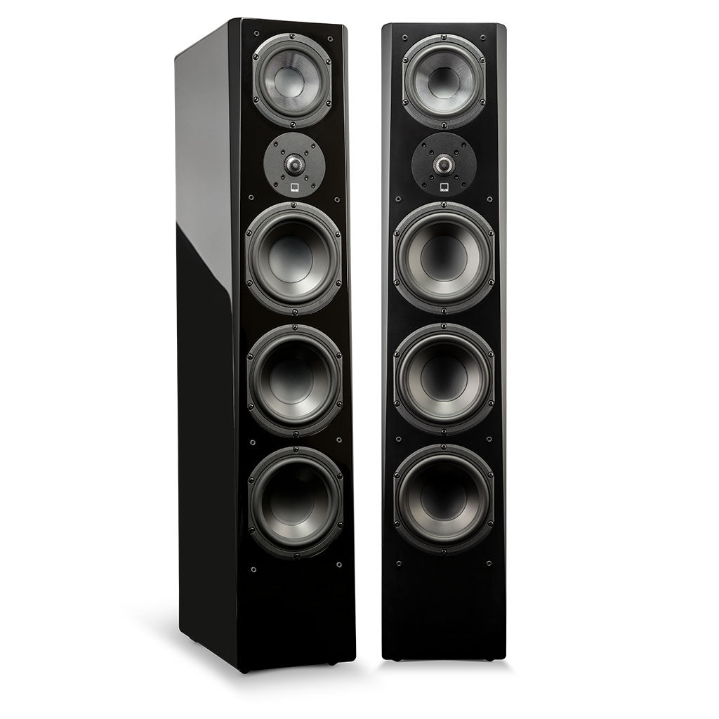 Audiophile refinement with breathtaking bass, clarity, and dynamics, the Prime Pinnacle speaker hits the ultimate sweet spot for immersive music and home theater. A triple ported cabinet design, custom drivers, and SoundMatch 3-Way Crossover highlight the tower speaker design, rendering pristine full-range output.