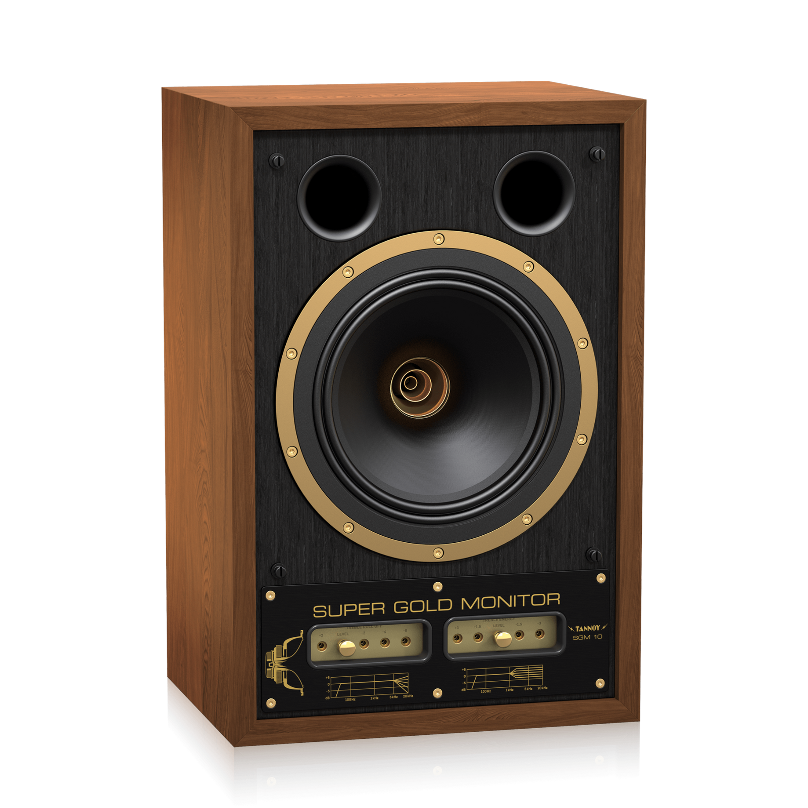 TANNOY SGM 10 HERITAGE STUDIO MAIN 10 is a 2-Way Standmount 10” Dual Concentric HiFi Loudspeaker Product Features 10" passive studio main monitor based on the legendary Tannoy SUPER GOLD Legendary Tannoy Dual Concentric driver technology provides class-leading phase coherence and point-source imaging Ultra-precise and neutral soundstage delivers