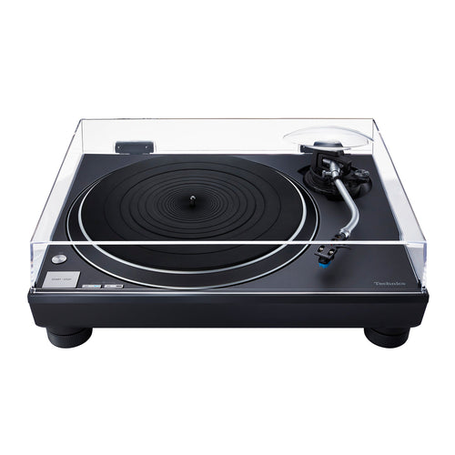 The Technics SL-100C Turntable provides an unmatched audio experience that allows you to experience smooth, stable playback from your vinyl records in a sleek, minimalistic design. Enter the real vinyl culture with the Technics SL-100C Premium Class Turntable System. Using technologies acquired through the development of the SL-1200 Series and the Reference Class flagship SL-1000R, the SL-100C