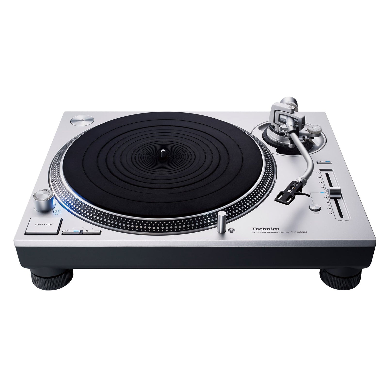 Technics SL-1200GR2 Direct-Drive Turntable System | Vinyl Sound Toronto Canada.  The New Motor-Drive System, Delta Sigma Drive applies Technics expertise in PWM signal processing. In addition to reducing high harmonics, the new drive suppresses vibrations from the motor for smoother, more accurate rotation, ensuring a rich reproduction of the music.