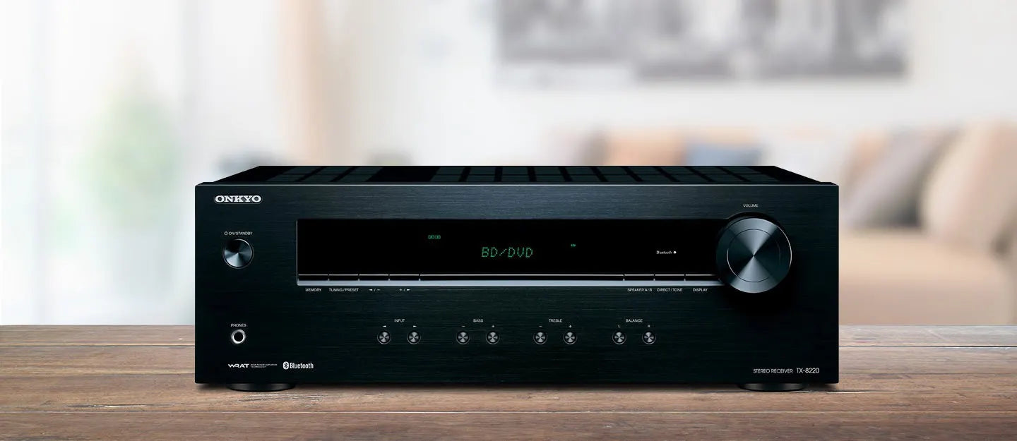 Onkyo TX-8220 Stereo Receiver with Built-In Bluetooth