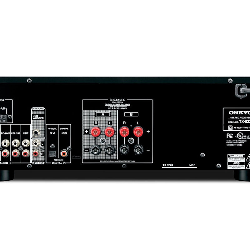 Onkyo TX-8220 Stereo Receiver with Built-In Bluetooth