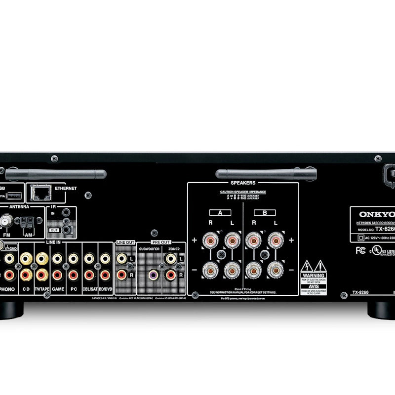 Onkyo TX-8260 Network Stereo Receiver with Wi-Fi and Bluetooth