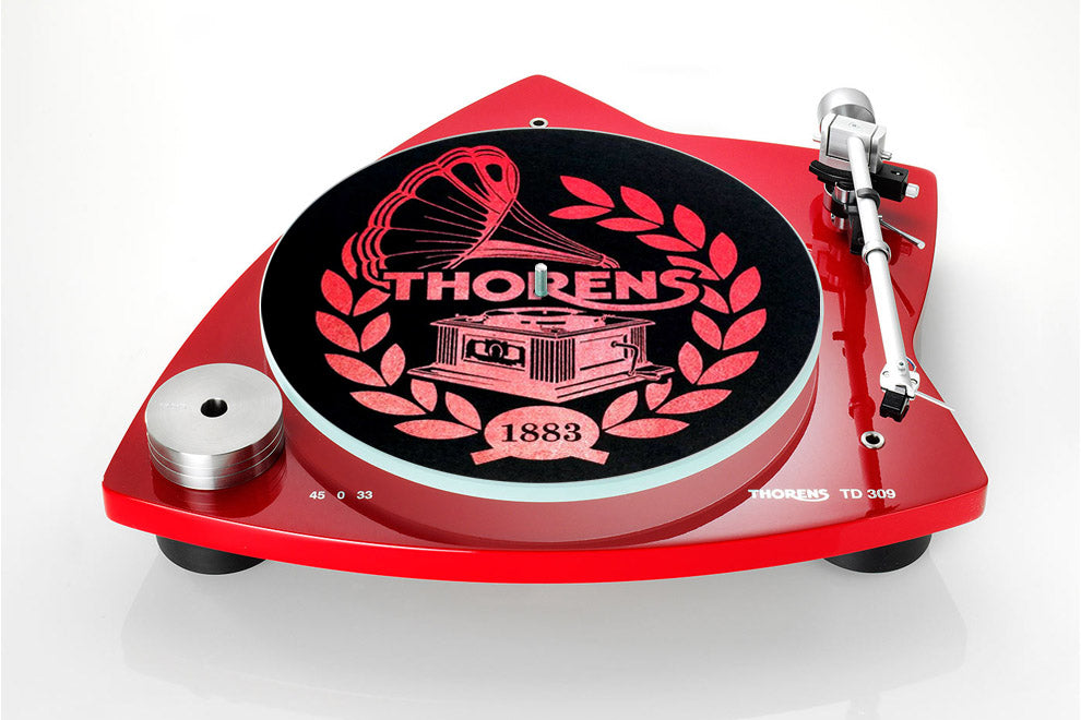 Thorens Felt mat with Thorens Logo