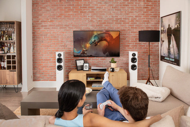 Totem KIN Play Tower II Powered Floorstanding Speakers (Pair)