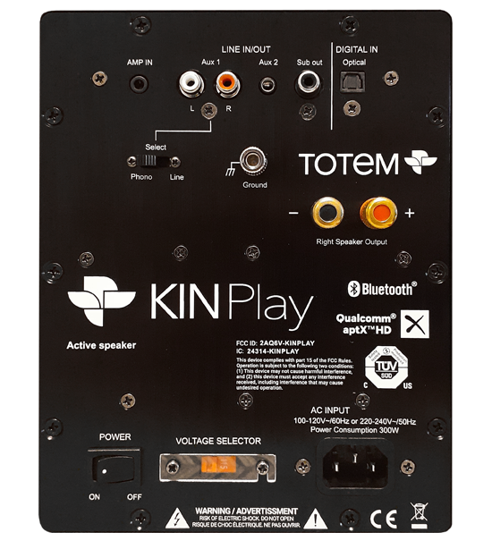 Totem KIN Play V3 Powered Bookshelf Speakers (Pair)