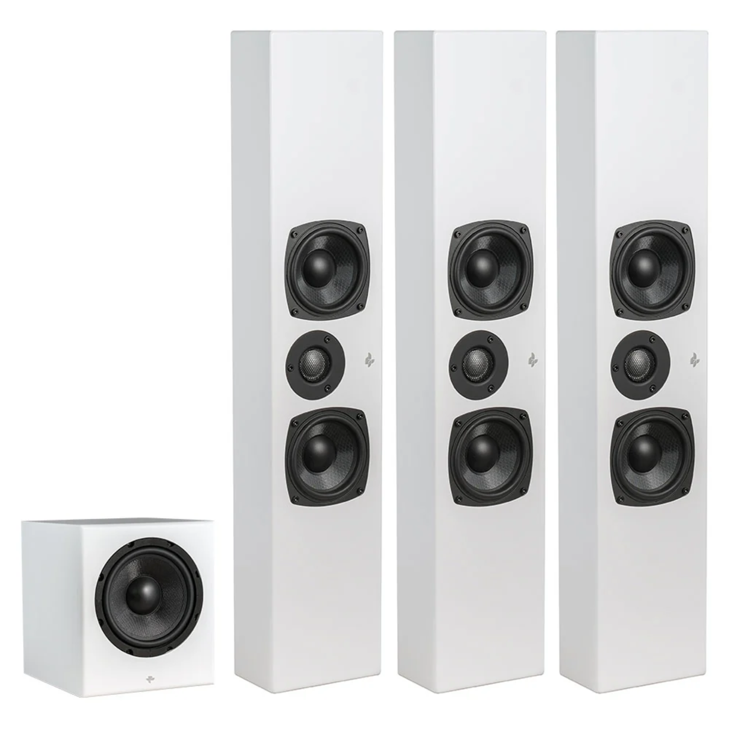 Totem KIN Solo On-Wall Speakers Bundle With Sub 8
