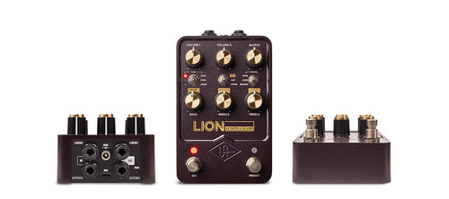 Plugin interface of Universal Audio Lion '68 Super Lead amp emulation in DAW or UAFX