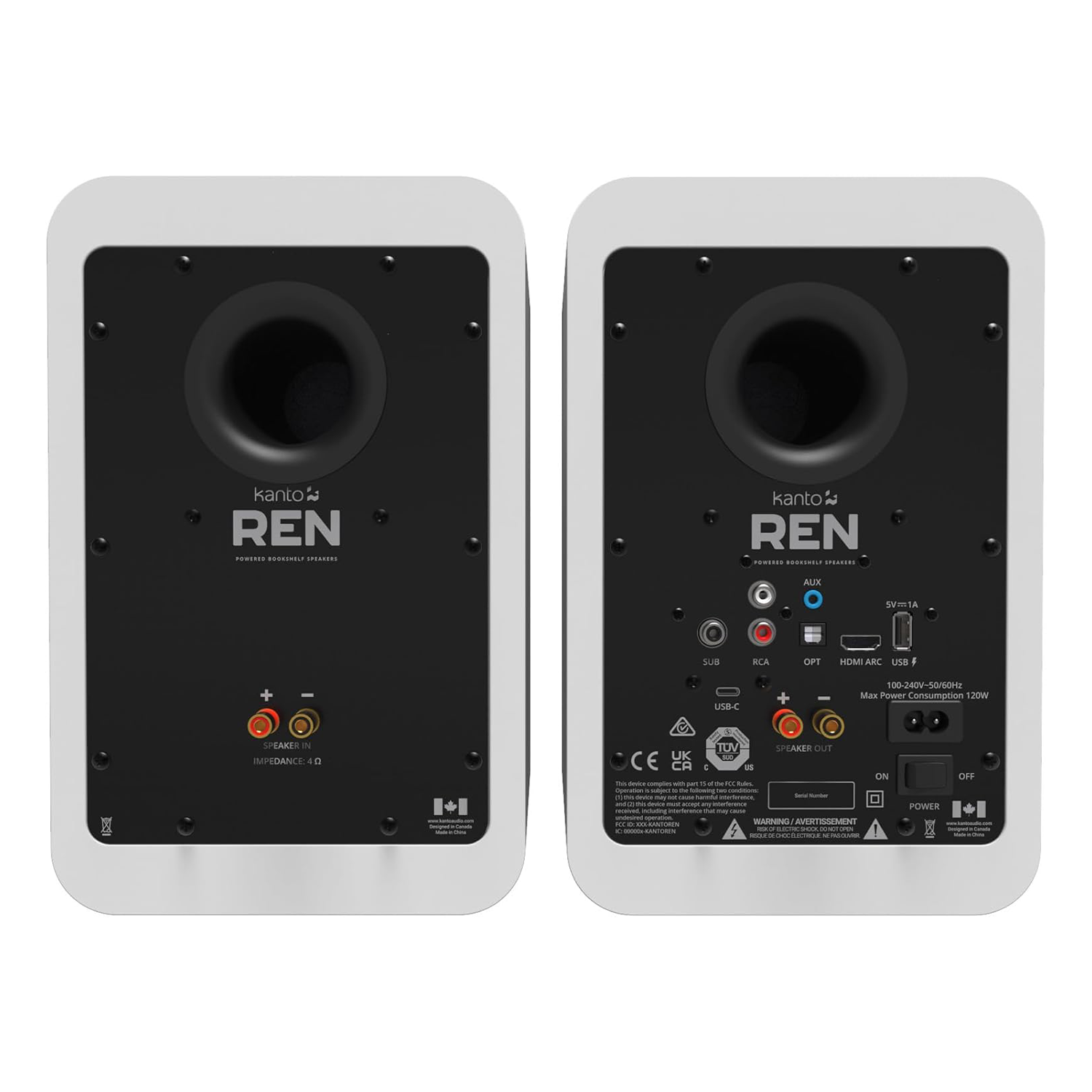 Kanto REN Powered Speaker with HDMI-ARC