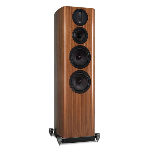AURA 4 AURA is the latest innovation in the family of class-leading Wharfedale speakers. Taking inspiration from the flagship ELYSIAN series through fit, finish and technological derivatives, AURA is another boundary-breaking model that challenges the norms of value while delivering all the detail, energy and thrill of your music collection with a class-leading performance but with a class-defying price tag.