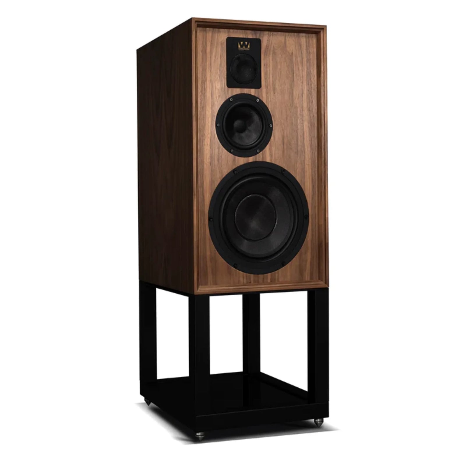 WHARFEDALE DOVEDALE HERITAGE SPEAKERS WITH MATCHING STANDS