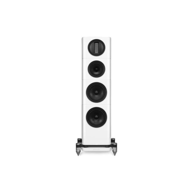 Elysian 3 From the top-of-the-line Elysian 4 and down through the series, the complete range has been the proud recipient of countless awards and honours to support its claim to be a boundary-pushing, price-point-defying example of luxurious loudspeakers. Developed in response to market demand, Elysian 3 brings all the magniﬁcence associated with its preceding sister models but oﬀers the 3-way conﬁguration and ﬂoor-standing design