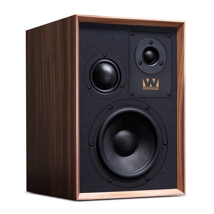 WHARFEDALE SUPER DENTON 3-WAY BOOKSHELF SPEAKERS VINYL SOUND