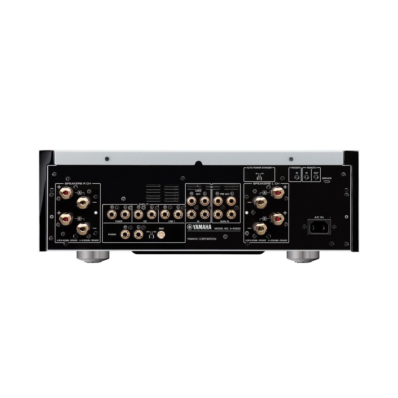 YAMAHA A-S1200 - INTEGRATED AMPLIFIER | VINYL SOUND acknowledging the golden era of Hi-Fi with the level meters and beautiful design, the A-S1200 boasts an impressive array of the latest technology to accurately deliver an emotional, purely musical sound. High Quality Components delivering exceptional musical expression