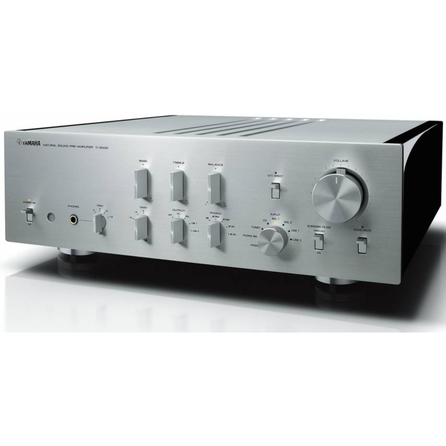 Yamaha HiFi C-5000 S 2-Channel Preamplifier - Silver