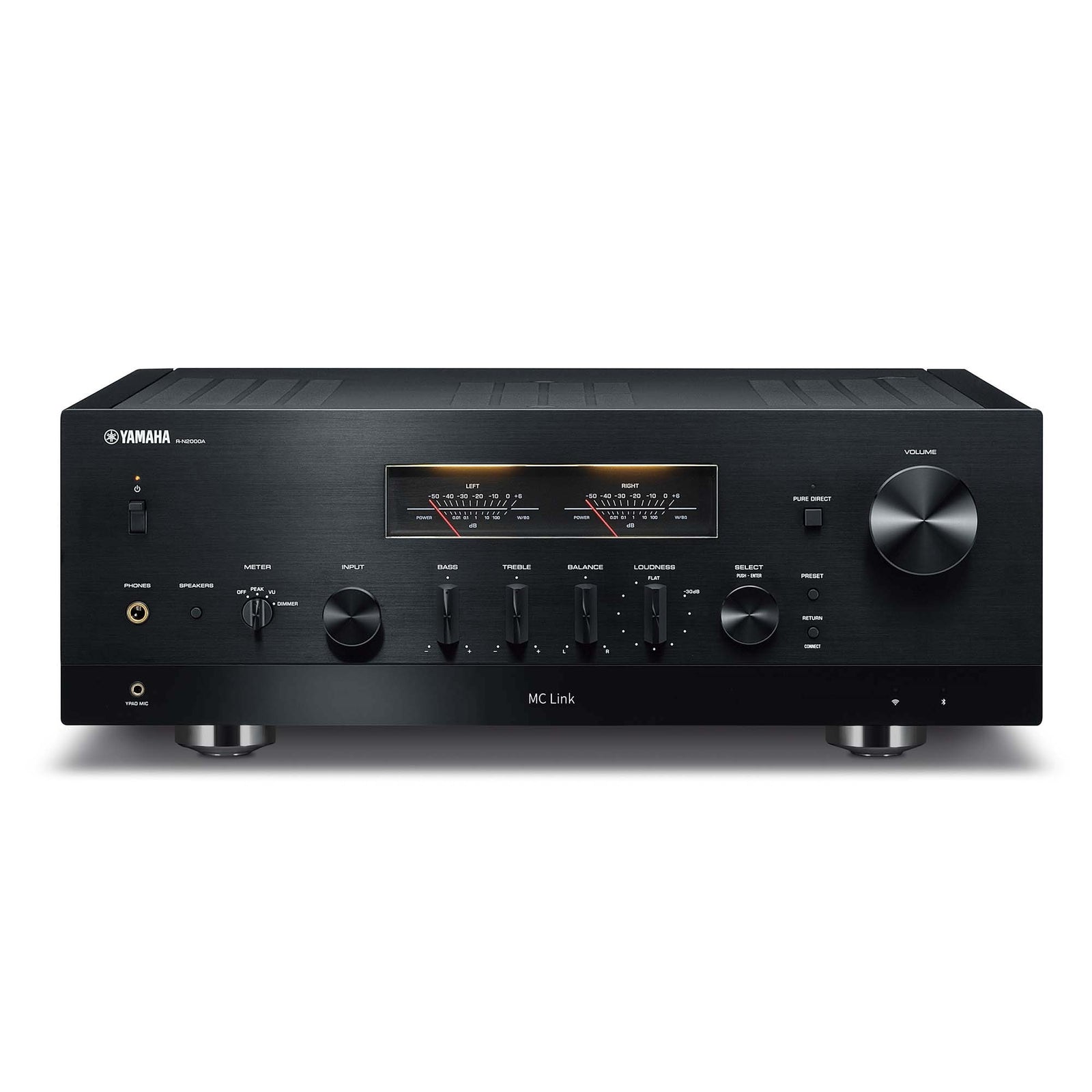 YAMAHA R-N2000A - 2CH RECEIVERS | VINYL SOUND Yamaha R-N2000A - 2ch Receivers with its authentic Hi-Fi quality, the Yamaha R-N2000A is a next-generation Network HiFi Receiver, compatible with lossless and high-resolution music sources, including streaming services. It offers effortless ideal room acoustic adjustment (YPAO™) YPAO™-R.S.C.