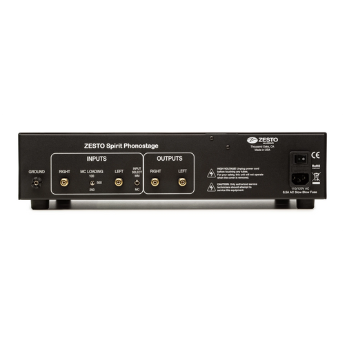 Zesto Audio Andros Spirit – Mm Or Mm/Mc Phono Stage | Vinyl Sound State of the Art Tube Designs for Music Lovers! Andros Spirit Phonostage One of the Few Zesto Audio is proud to be one of the only manufacturers to offer a 100% all-tube analog phonostage at this price point. You will receive the same quality and sonic excellence that you would expect from any Zesto product