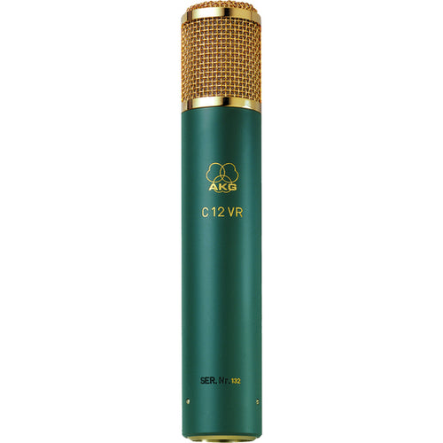 Front view of AKG C12 VR reference tube condenser microphone