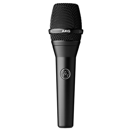 Front view of AKG C636 master reference condenser vocal microphone