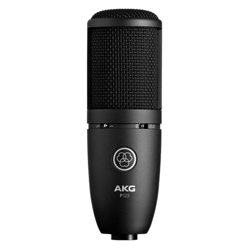 Front view of AKG P120 condenser microphone for general recording use