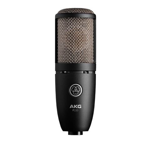 AKG P220 Large-Diaphragm Condenser Microphone – Rugged, Studio