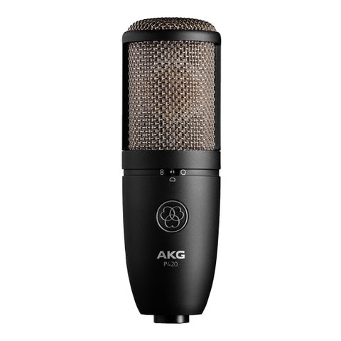 AKG P420 Dual-Capsule Condenser Microphone – Multi-Pattern Studio