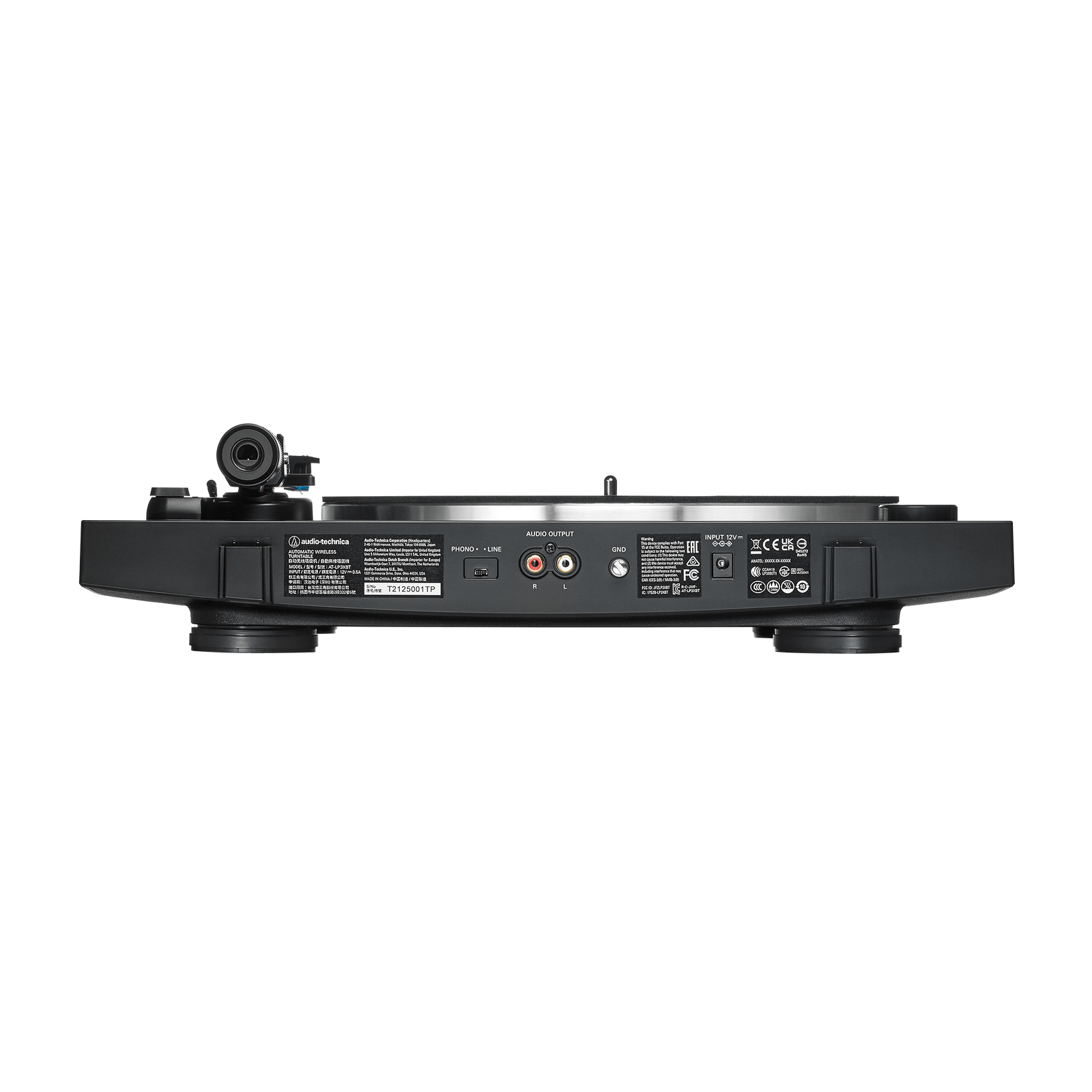 Audio-Technica AT-LP3XBT Automatic Belt-Drive Turntable (Wireless & Analog)