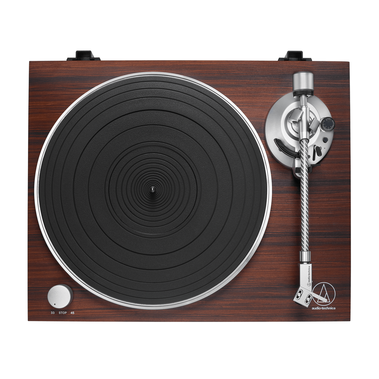 Audio-Technica AT-LPW50BT Manual Belt-Drive Turntable (Wireless & Analog)