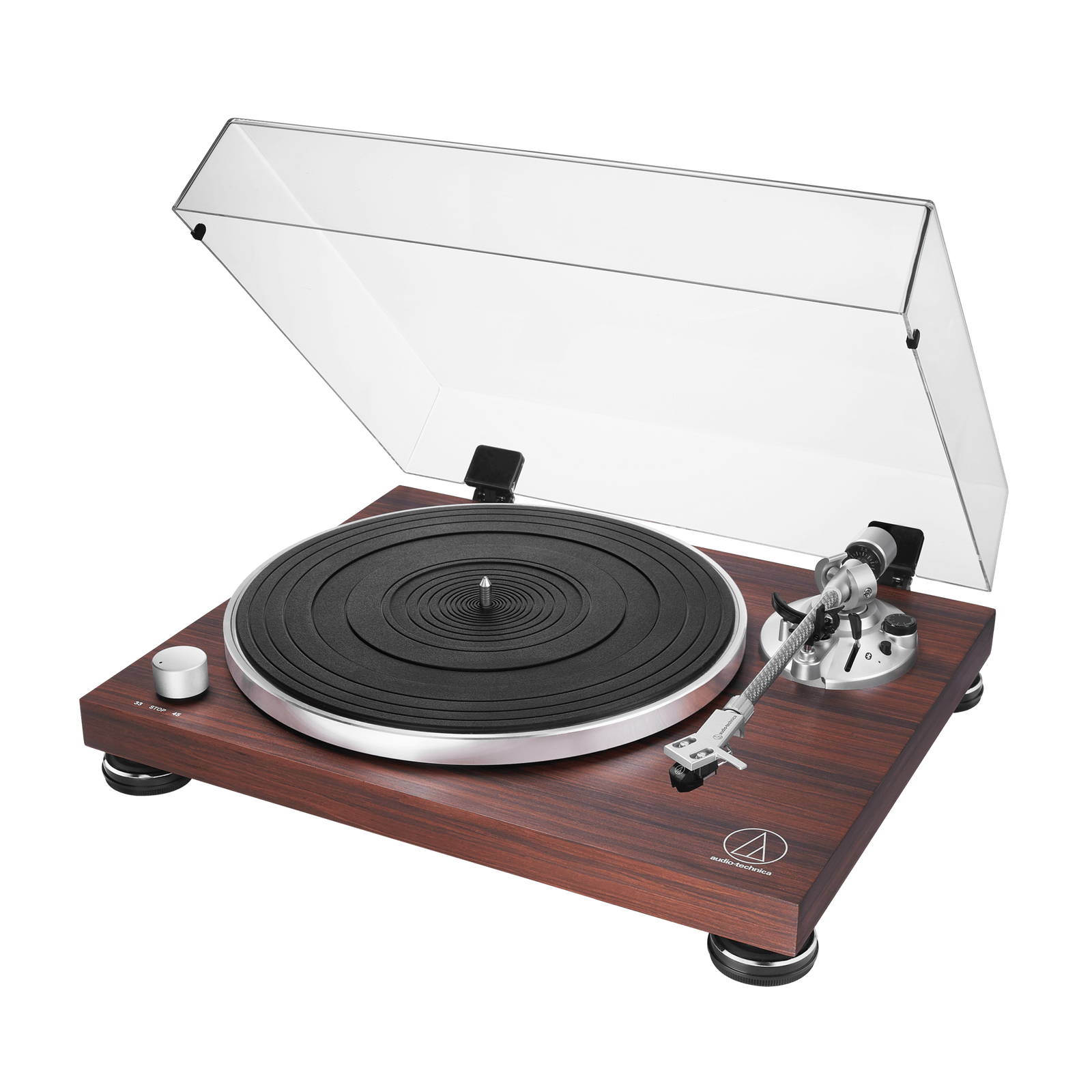 Audio-Technica AT-LPW50BT Manual Belt-Drive Turntable (Wireless & Analog)
