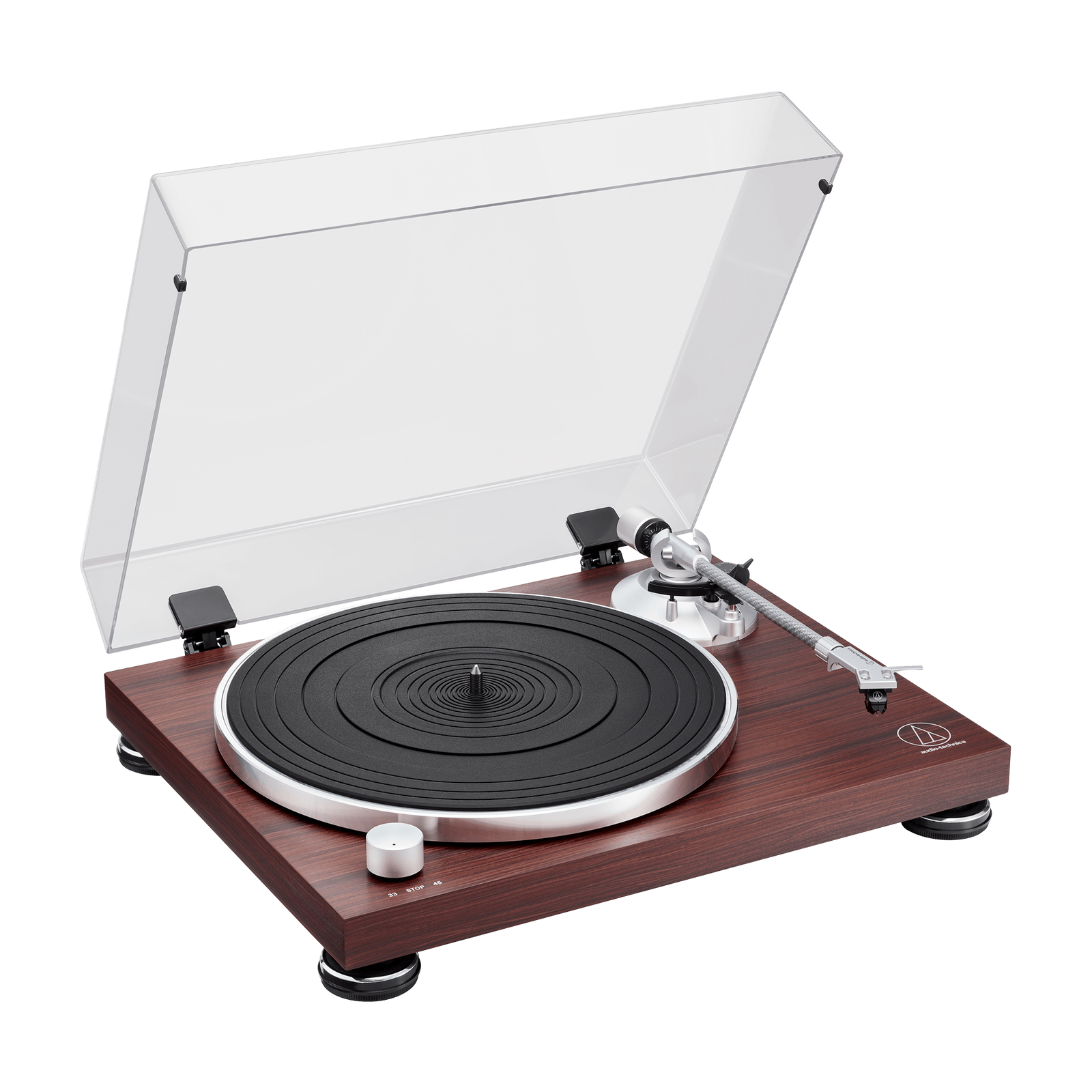 Audio-Technica AT-LPW50BT Manual Belt-Drive Turntable (Wireless & Analog)