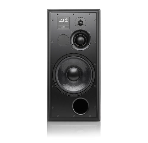 Front view of ATC SCM100ASL Pro 12-inch 3-Way Active Studio Monitor showcasing its design.