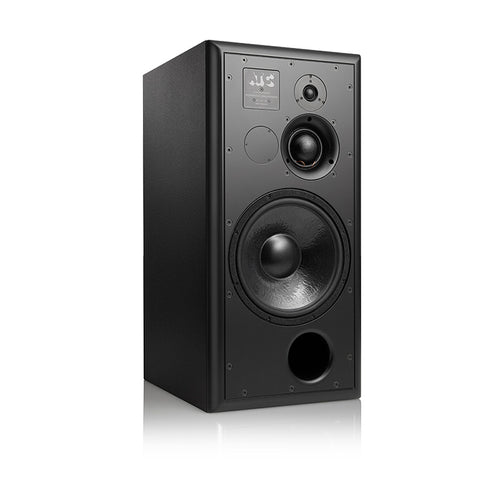 Front view of ATC SCM100ASL Pro 12-inch 3-Way Active Studio Monitor showcasing its design.