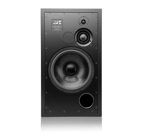 Front view of ATC SCM150ASL Pro 15-inch 3-Way Active Studio Monitor showcasing its design.