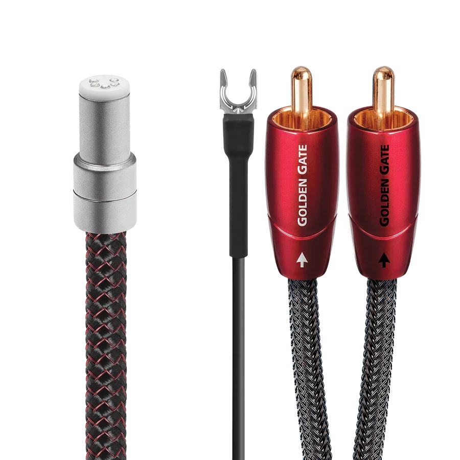 AudioQuest Golden Gate JIS > RCA Tonearm Cable (1.5m)