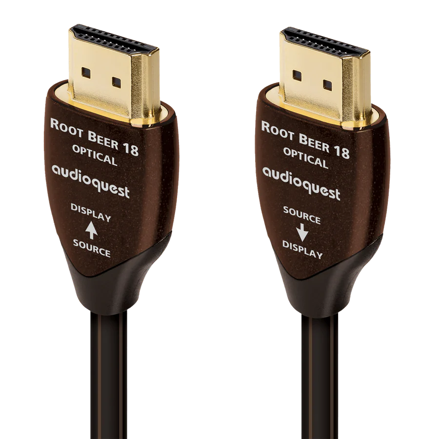 AudioQuest Root Beer 18 Long-Length High Speed 18Gbps Active HDMI 2.0b Cable