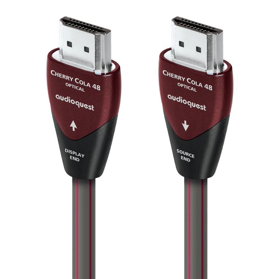 AudioQuest Cherry Cola 48 Long-Length Ultra High Speed 48Gbps Active Optical HDMI 2.1 Cable