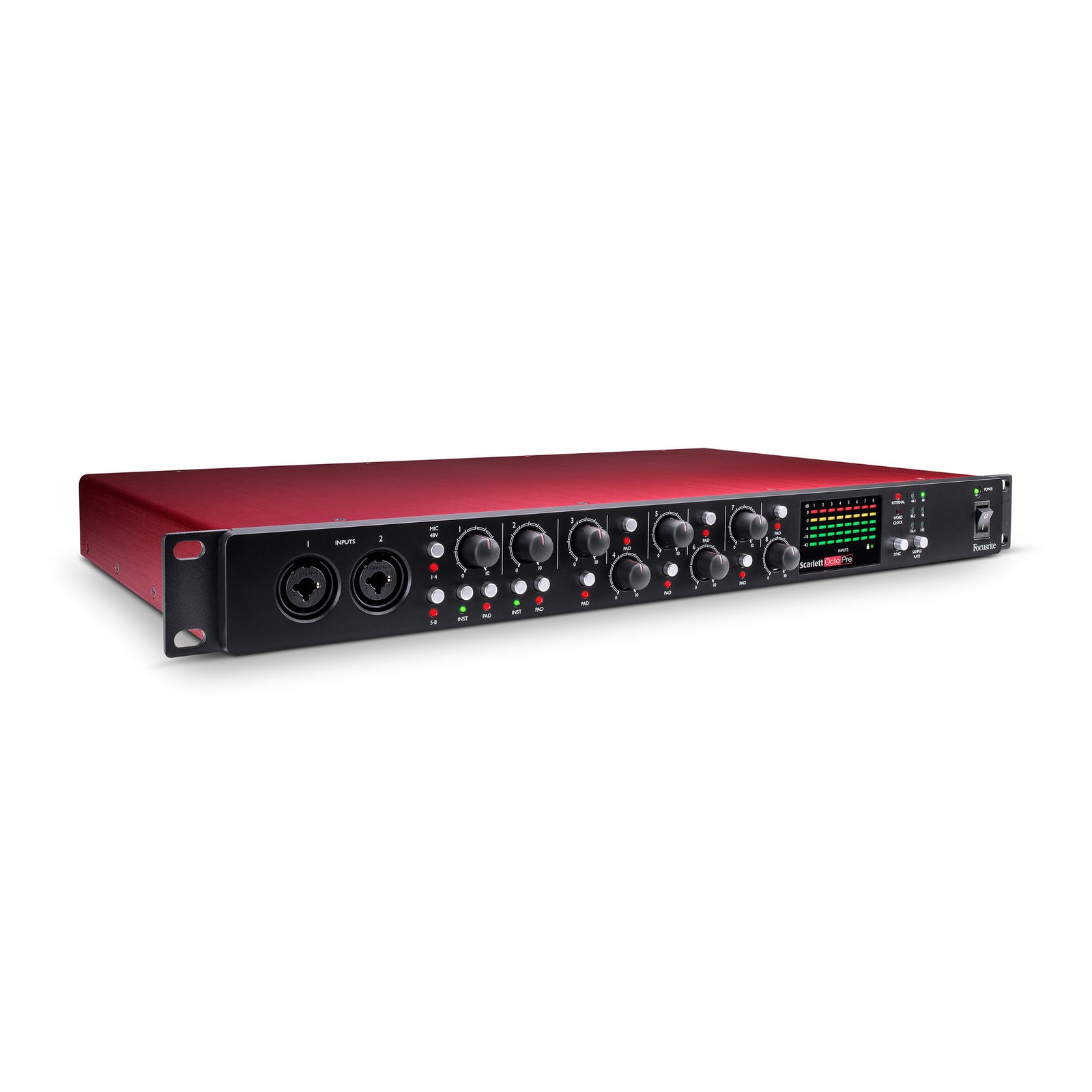FOCUSRITE - SCARLETT OCTOPRE MICROPHONE PREAMP - ADAT OUTPUT