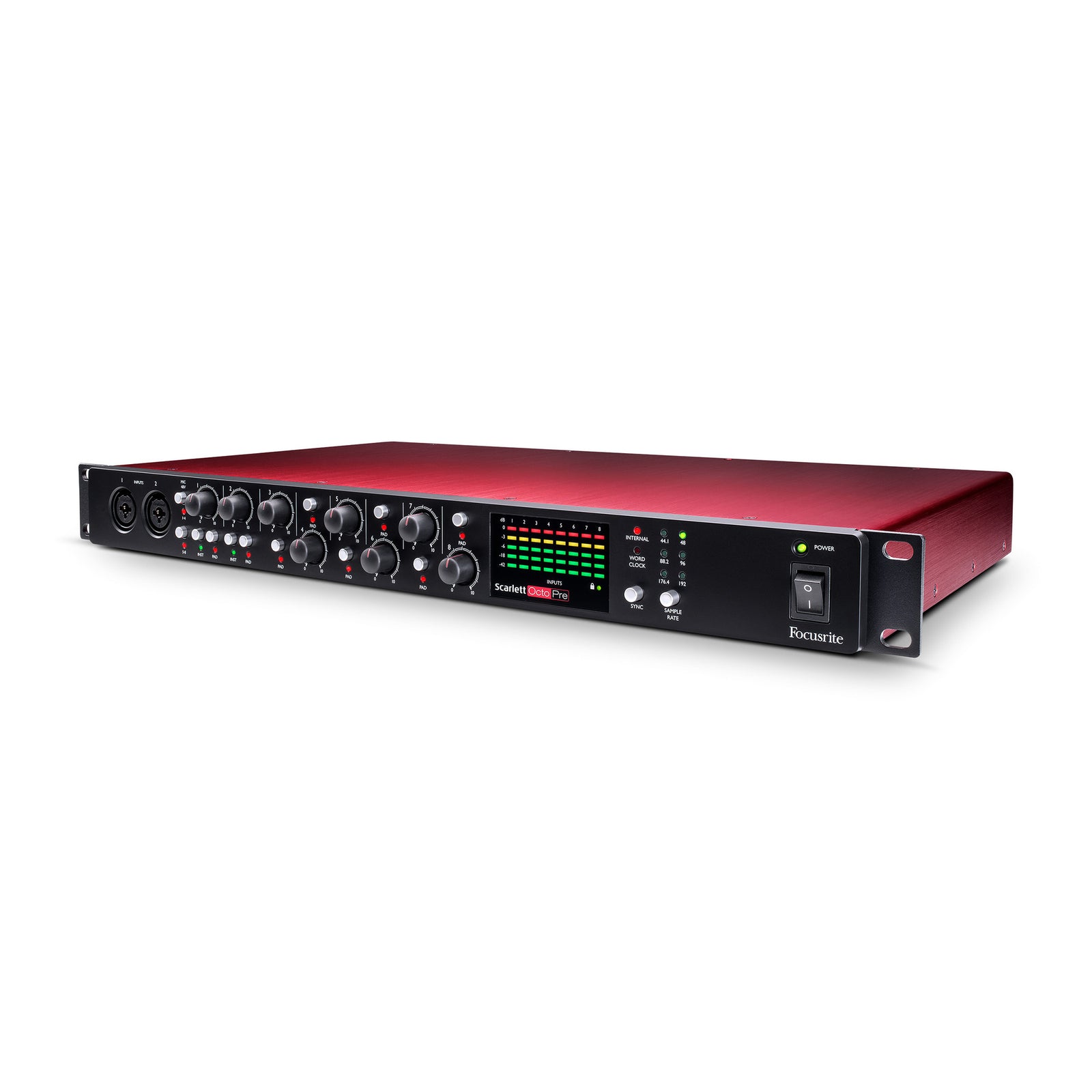 FOCUSRITE - SCARLETT OCTOPRE MICROPHONE PREAMP - ADAT OUTPUT