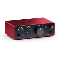 FOCUSRITE - SCARLETT SOLO 4TH-GEN AUDIO INTERFACE