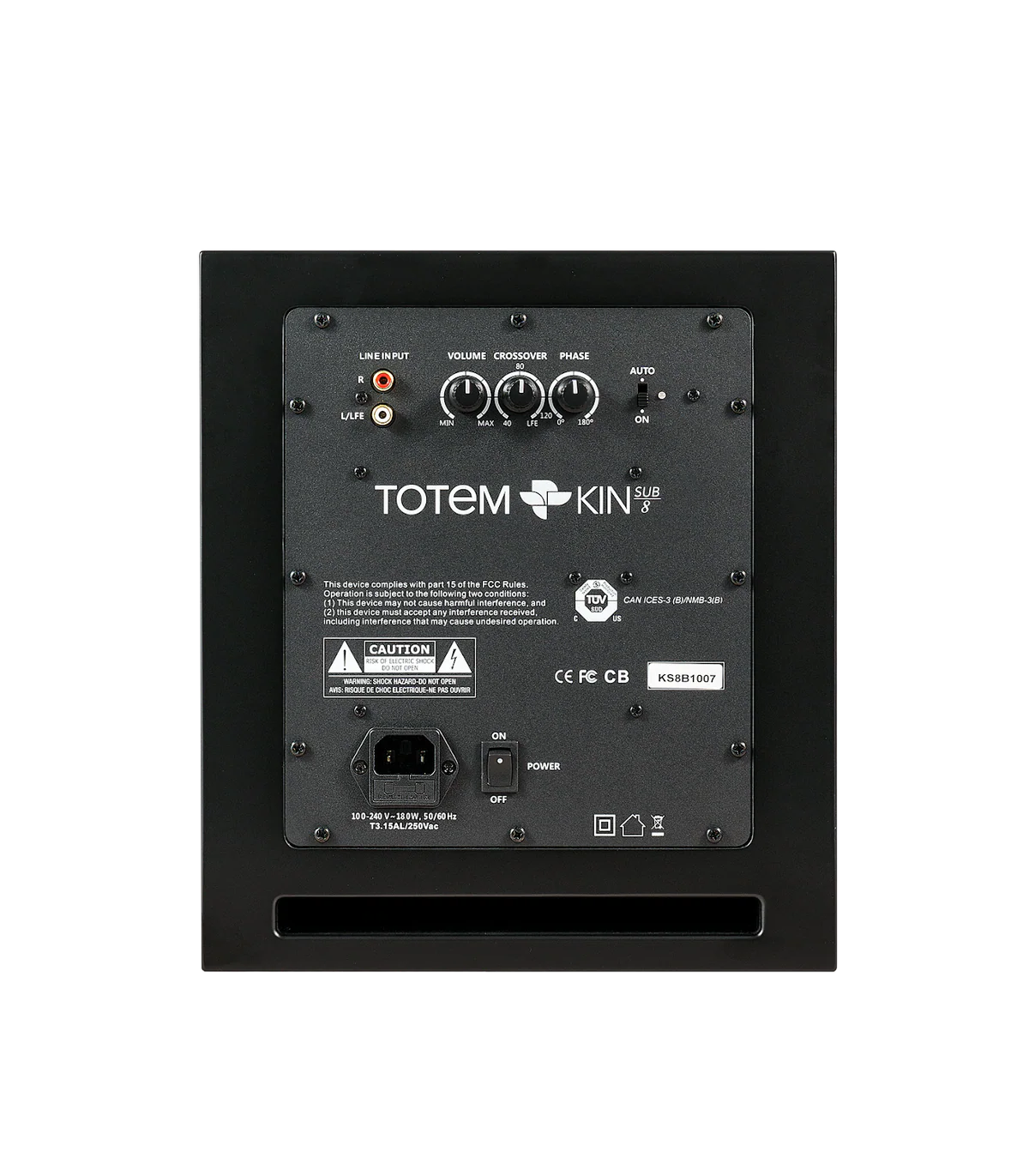 Totem KIN Sub 8 200 watt 8" Subwoofer