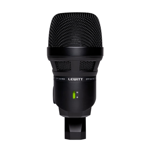 photo of lewitt dtp 340 rex kick drum microphone, front view