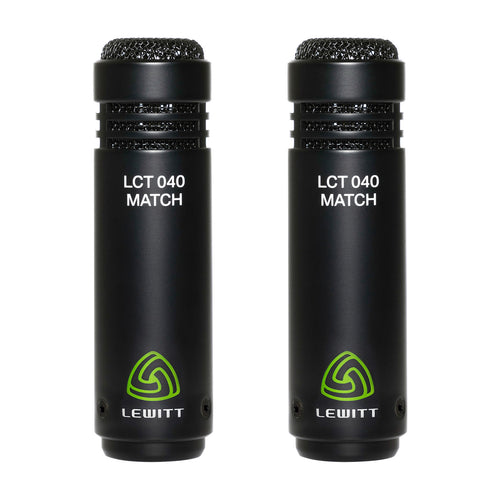 product photo of lewitt lct 040 match stereo pair microphones, front view