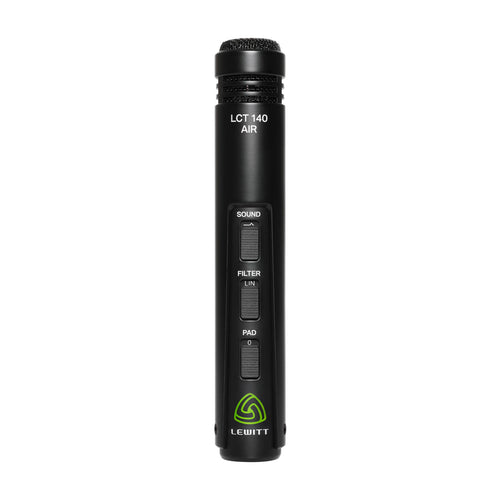 product photo of lewitt lct 140 air instrument condenser microphone, front view