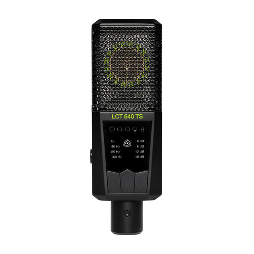 product photo of lewitt lct 640 ts true condenser microphone, front view