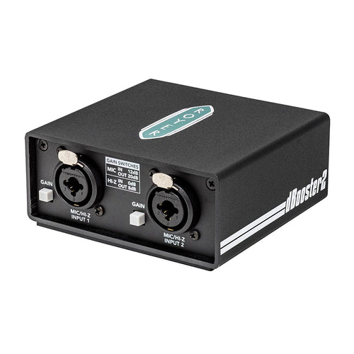 product photo of royer dbooster 2 two channel signal boost, front view