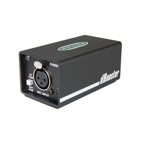 product photo of royer dbooster in-line signal boost, front view