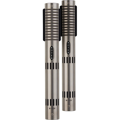 product photo of royer r-122v vacuum tube ribbon microphone, front view